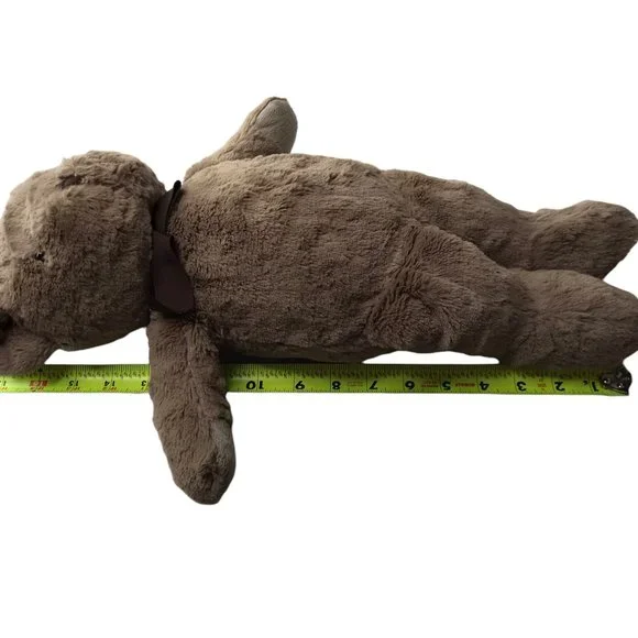 Pottery Barn Kids Teddy Bear Soft Toy Stuffed Animal. Brown. Medium. - Picture 10 of 10